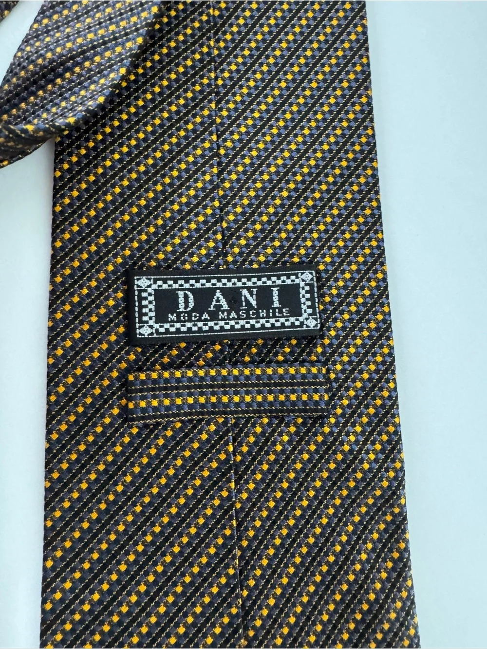 Dani Moda Maschile Men's 100% Silk Neck Tie